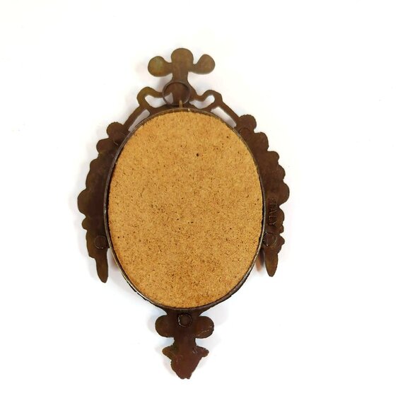 Vintage Italian Infant Samuel by Sir Joshua Reynolds Metal Ornate Frame - Picture 2 of 4